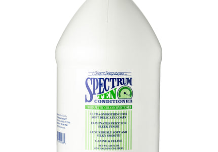 Chris Christensen Spectrum Ten Conditioner – Ultra-Smoothing Concentrate, Softens Delicate Coats, 3.8L