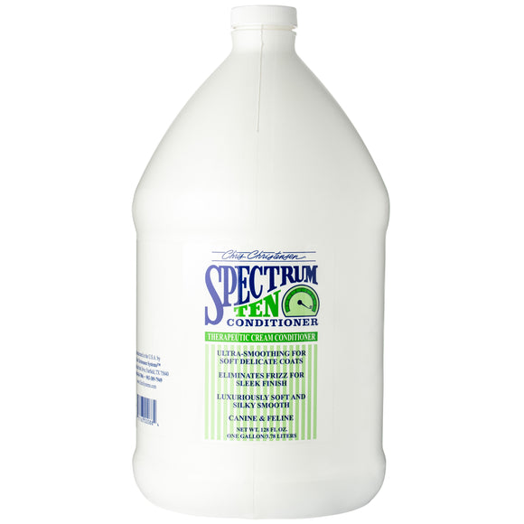 Chris Christensen Spectrum Ten Conditioner – Ultra-Smoothing Concentrate, Softens Delicate Coats, 3.8L