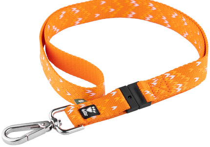 Hurtta Zhero Neck Strap Key Lanyard – Durable Adjustable Orange Accessory for Groomers