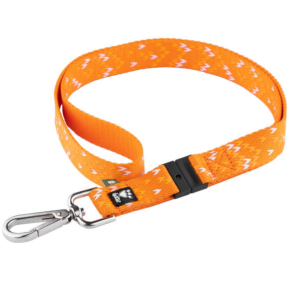 Hurtta Zhero Neck Strap Key Lanyard – Durable Adjustable Orange Accessory for Groomers