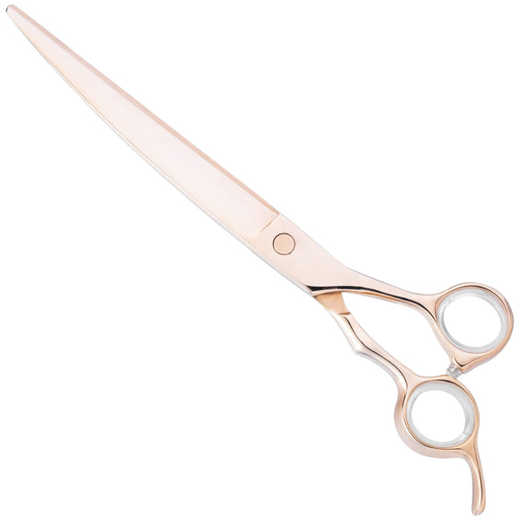 Chris Christensen Adalynn Rose Curved Scissors 5" – Japanese Steel, Titanium-Coated, Professional Quality