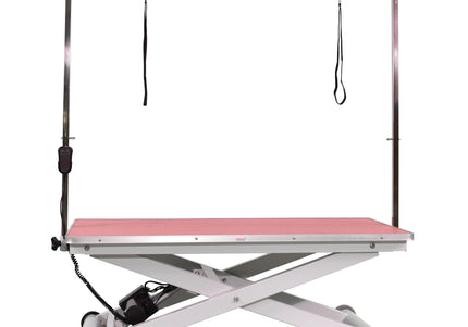 Blovi Eden Electric Grooming Table – Adjustable Lift, 120x65cm Black Top, Stable Design