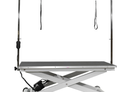 Blovi Eden Electric Grooming Table – Adjustable Lift, 120x65cm Black Top, Stable Design