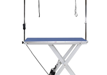 Blovi Eden Electric Grooming Table – Adjustable Lift, 120x65cm Black Top, Stable Design