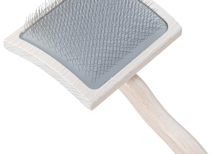 Chris Christensen Mark VII Large Curved Slicker Brush – Ergonomic Handle, Premium Pin Design