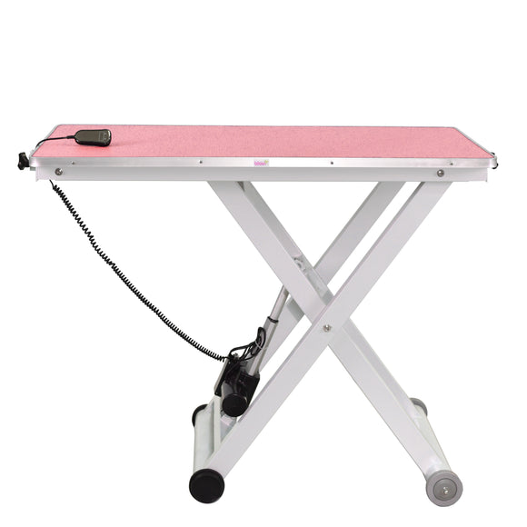 Blovi Eden Electric Grooming Table – Adjustable Lift, 120x65cm Black Top, Stable Design