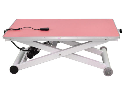 Blovi Eden Electric Grooming Table – Adjustable Lift, 120x65cm Black Top, Stable Design