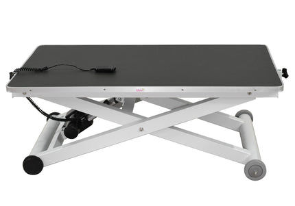 Blovi Eden Electric Grooming Table – Adjustable Lift, 120x65cm Black Top, Stable Design