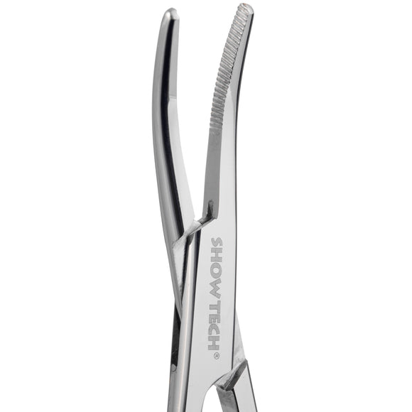 Show Tech Ear Forceps Curved 15cm – Precision Stainless Steel Tool, Ergonomic Grip