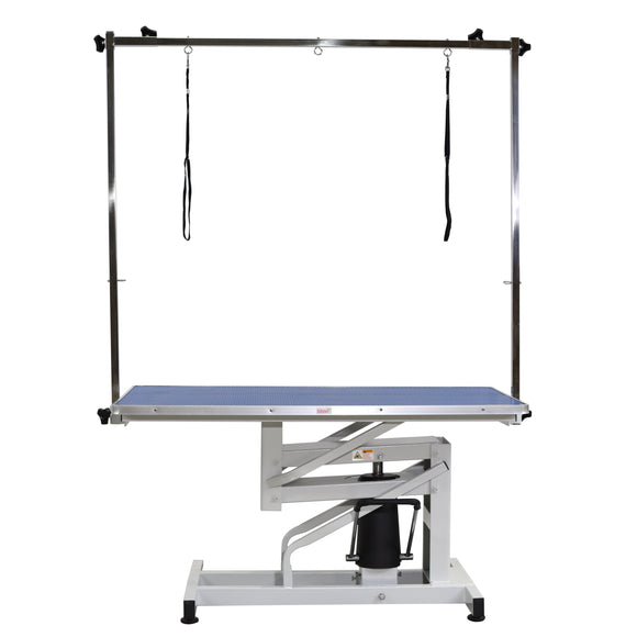 Blovi Venus Hydraulic Grooming Table – Adjustable Black Top, 110x60cm, Stable Lift Design