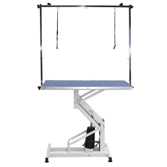 Blovi Venus Hydraulic Grooming Table – Adjustable Black Top, 110x60cm, Stable Lift Design