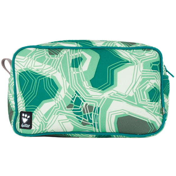 Hurtta Zhero Neoprene Pouch Bag – Camo Pattern, Durable Dark Green Accessory Holder