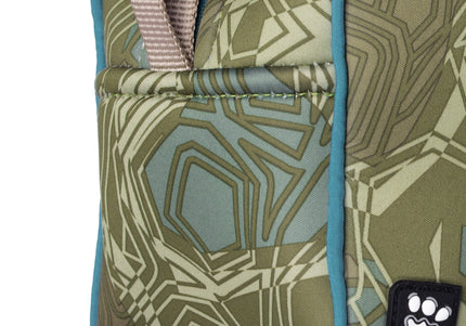 Hurtta Zhero Neoprene Pouch Bag – Camo Pattern, Durable Dark Green Accessory Holder