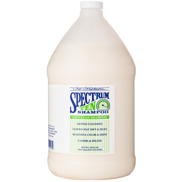 Chris Christensen Spectrum Ten Smoothing Shampoo – Anti-Frizz Concentrate, 3.8L Large Bottle