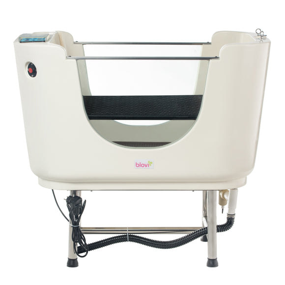 Blovi Hydro Therapy Spa Tub – Professional Ozonation System, Ivory Cream Finish, Durable Design