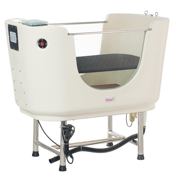 Blovi Hydro Therapy Spa Tub – Professional Ozonation System, Ivory Cream Finish, Durable Design
