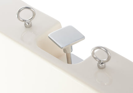 Blovi Hydro Therapy Spa Tub – Professional Ozonation System, Ivory Cream Finish, Durable Design