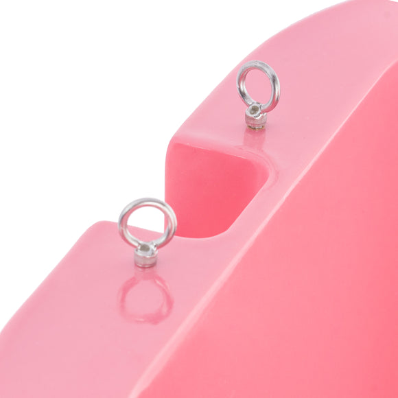 Blovi Small Pet Bath Tub – Compact Pink Bathtub, Lightweight and Durable Design