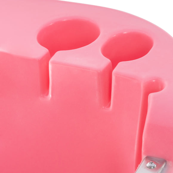 Blovi Small Pet Bath Tub – Compact Pink Bathtub, Lightweight and Durable Design