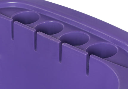 Blovi Large Grooming Bathtub – Stationary Heavy-Duty Tub in Purple Finish