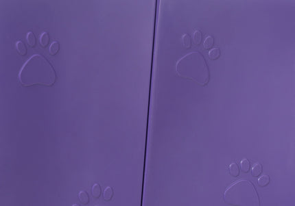 Blovi Electric Dog Bath – Large Solid Grooming Tub with Electric Lift and Double-Sided Boom, Purple