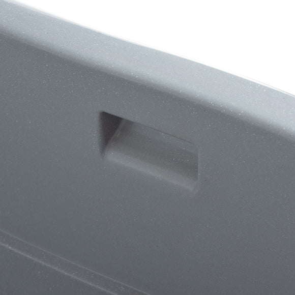 Blovi Large Stationary Grooming Bathtub – Sturdy Gray Basin with Non-Slip Surface