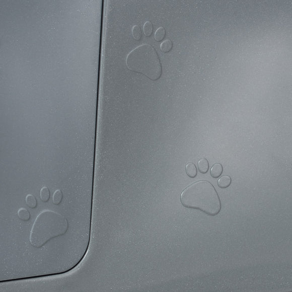 Blovi Electric Dog Bath – Large Solid Grooming Tub with Electric Lift and Double-Sided Boom, Gray