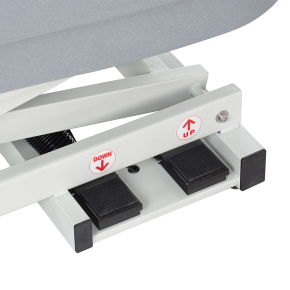 Blovi Electric Dog Bath – Large Solid Grooming Tub with Electric Lift and Double-Sided Boom, Gray