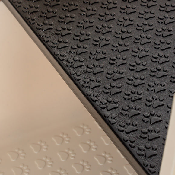 Blovi Electric Dog Bath – Large Solid Grooming Tub with Electric Lift and Double-Sided Boom, White-Ecru