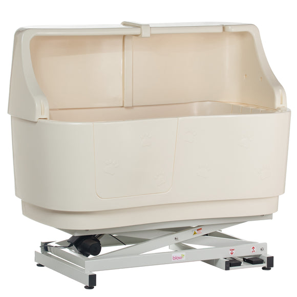 Blovi Bathtub Extension Backrest – Ecru Support Panel for Electric and Stationary Tubs