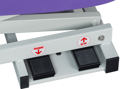 Blovi Electric Dog Bath – Large Solid Grooming Tub with Electric Lift and Double-Sided Boom, Purple