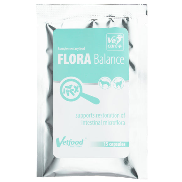 Vetfood Flora Balance Digestive Support Tablets – 15 Count, Fast-Acting Formula, Premium Quality