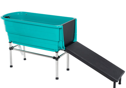 Blovi Booster Grooming Tub – Comfortable Bathtub with Ramp, 124.5x69.5x90cm