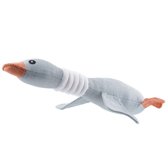 Blovi Wild Goose Plush Toy 33cm – Soft Brown Mascot, Durable Chew Companion