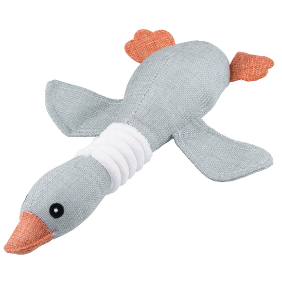 Blovi Wild Goose Plush Toy 33cm – Soft Brown Mascot, Durable Chew Companion