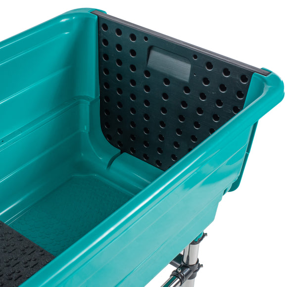 Blovi Booster Bath Tub – Comfortable Elevated Grooming Tub, Spacious 124.5x69.5x90cm Design