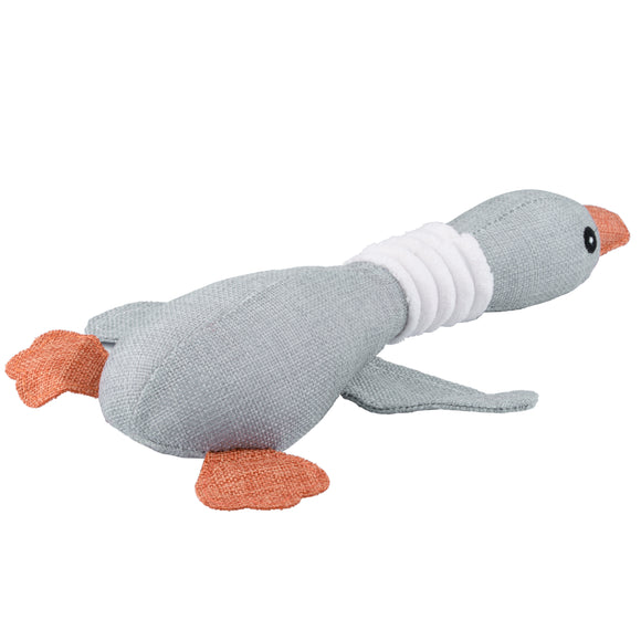Blovi Wild Goose Plush Toy 33cm – Soft Brown Mascot, Durable Chew Companion