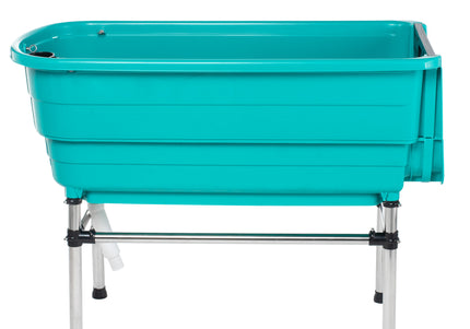 Blovi Booster Grooming Tub – Comfortable Bathtub with Ramp, 124.5x69.5x90cm