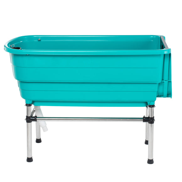 Blovi Booster Bath Tub – Comfortable Elevated Grooming Tub, Spacious 124.5x69.5x90cm Design