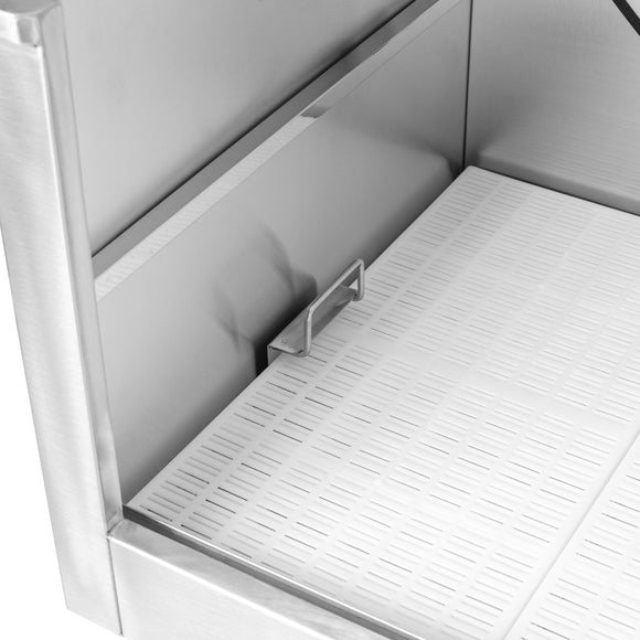 Blovi Steel Grooming Bathtub with Electric Lift – Left-Side Entry, Durable Construction