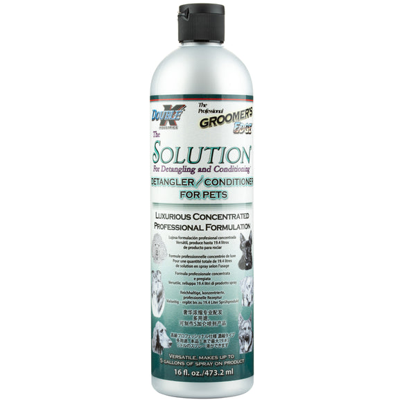 Double K The Solution Conditioner – Concentrated Detangler for Matted Hair, 473ml Bottle