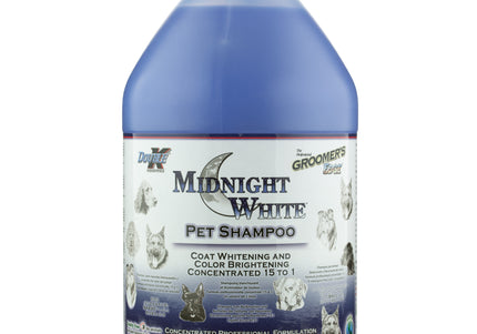 Double K Midnight White Shampoo – Whitening and Color-Enhancing Concentrate, 3.8L Bottle