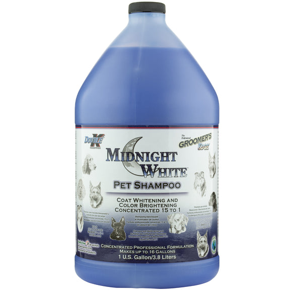 Double K Midnight White Shampoo – Whitening and Color-Enhancing Concentrate, 3.8L Bottle
