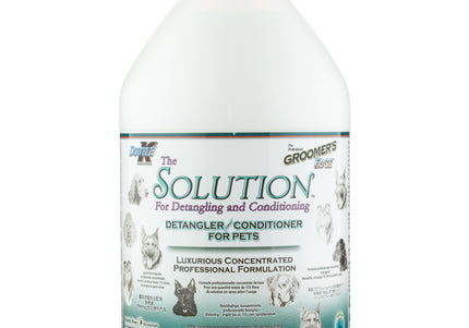 Double K The Solution Conditioner – Concentrated Detangler for Matted Hair, 3.8L Bottle