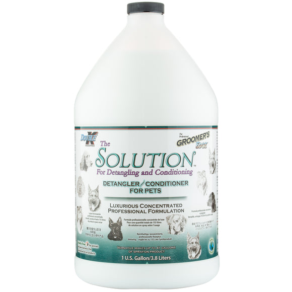 Double K The Solution Conditioner – Concentrated Detangler for Matted Hair, 3.8L Bottle
