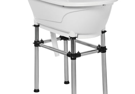 Blovi Small Animal Bath Tub – Compact White Mini Bathtub, Lightweight and Portable Design