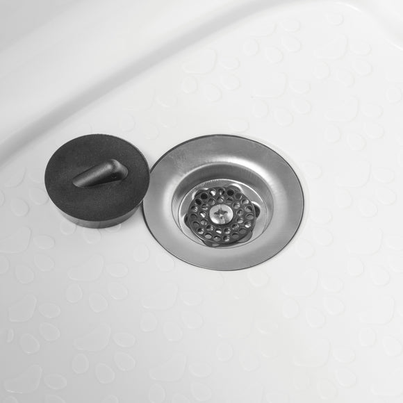 Blovi Small Animal Bath Tub – Compact White Mini Bathtub, Lightweight and Portable Design