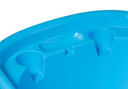 Blovi Small Animal Bath Tub – Compact White Mini Bathtub, Lightweight and Portable Design