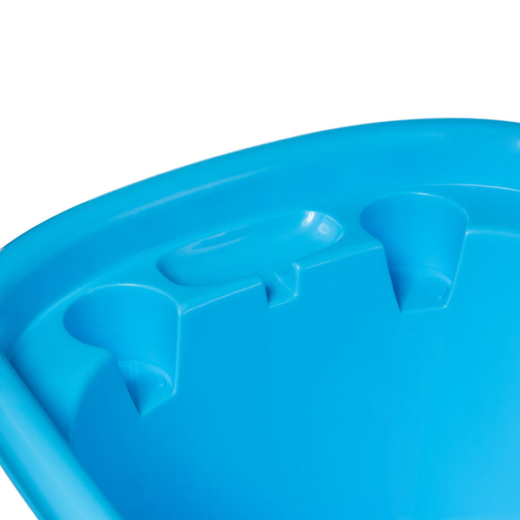 Blovi Small Animal Bath Tub – Compact White Mini Bathtub, Lightweight and Portable Design