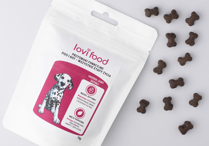 Lovi Food Oral Hygiene Treats – Activated Carbon and Peppermint, 70g, Fresh Breath Formula